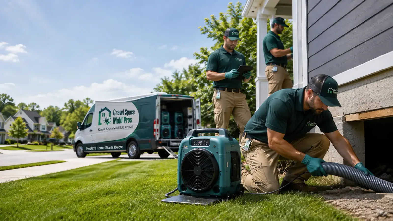 Crawl Space Mold Removal in Dixon, NE
